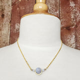 Tiny Orbs Necklace in Gold and Silver