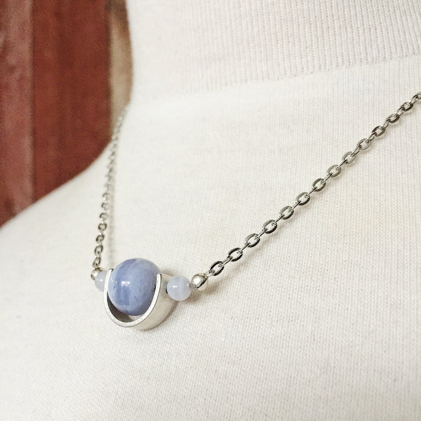 Tiny Orbs Necklace in Gold and Silver