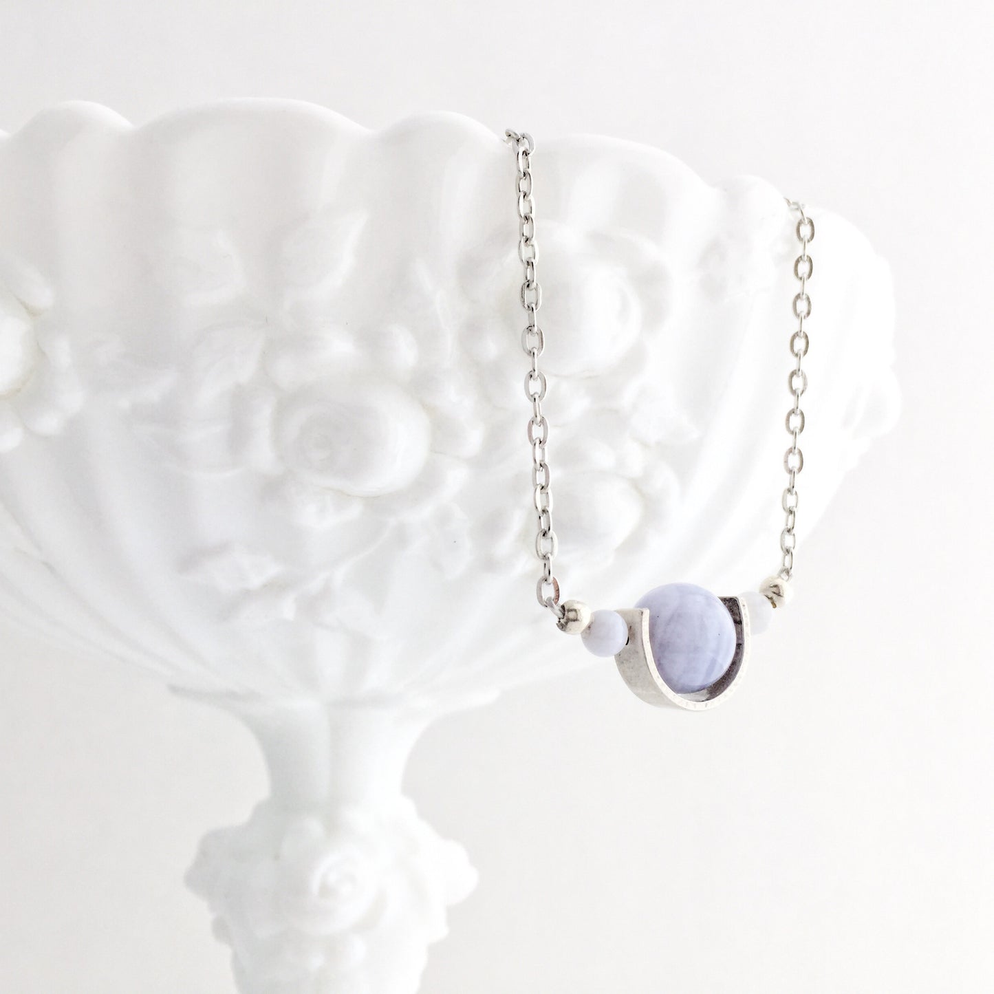 Tiny Orbs Necklace in Gold and Silver