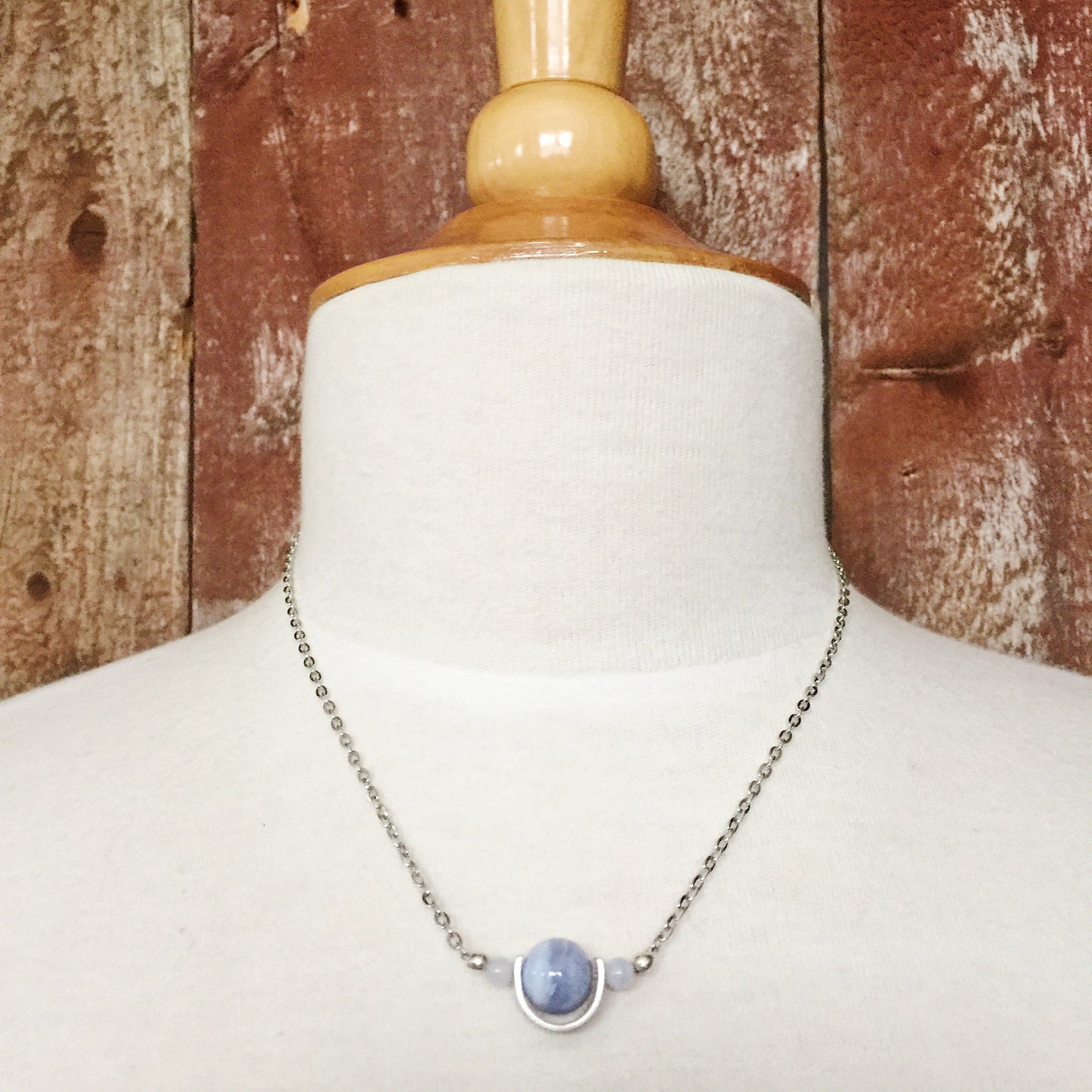 Tiny Orbs Necklace in Gold and Silver
