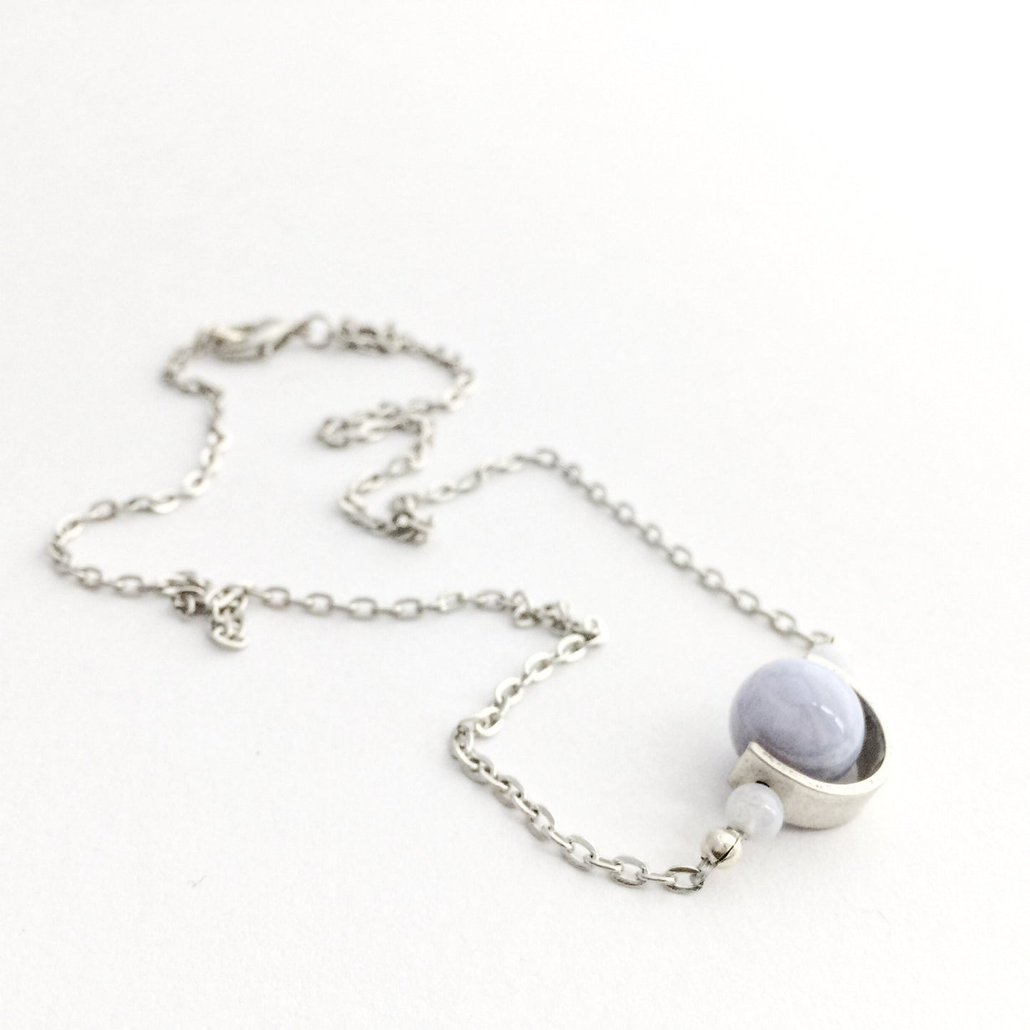 Tiny Orbs Necklace in Gold and Silver
