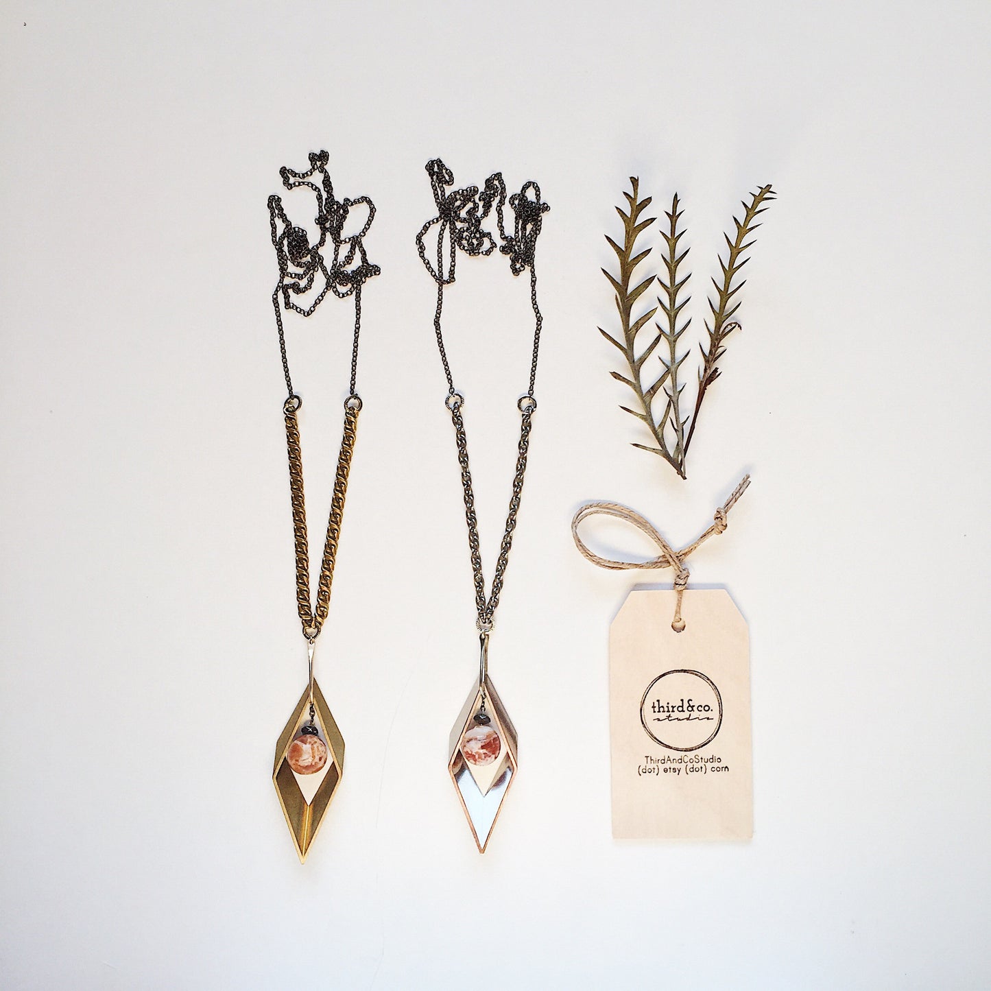 Kinetic Necklaces in Gold and Silver