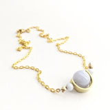 Tiny Orbs Necklace in Gold and Silver