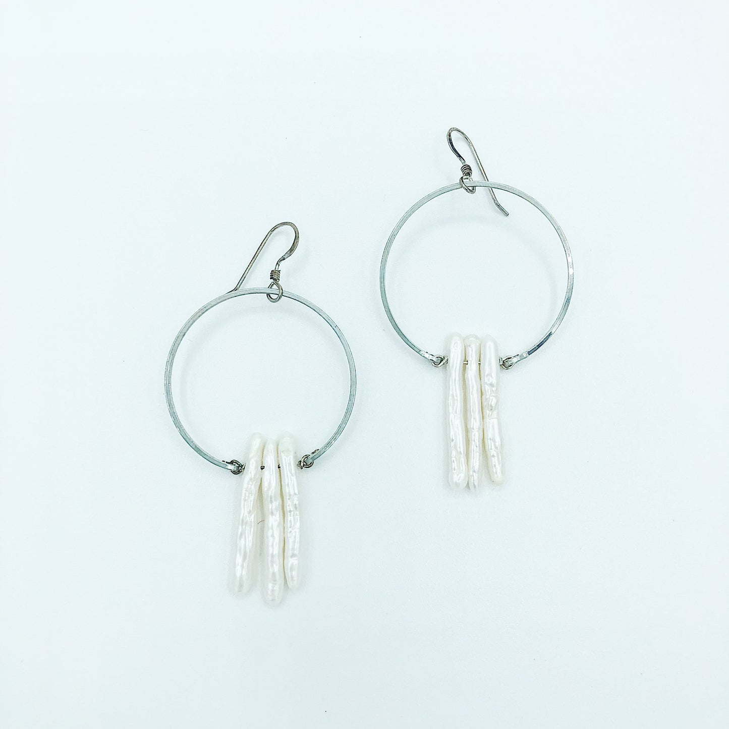 Fresh Water Stick Pearl Earrings