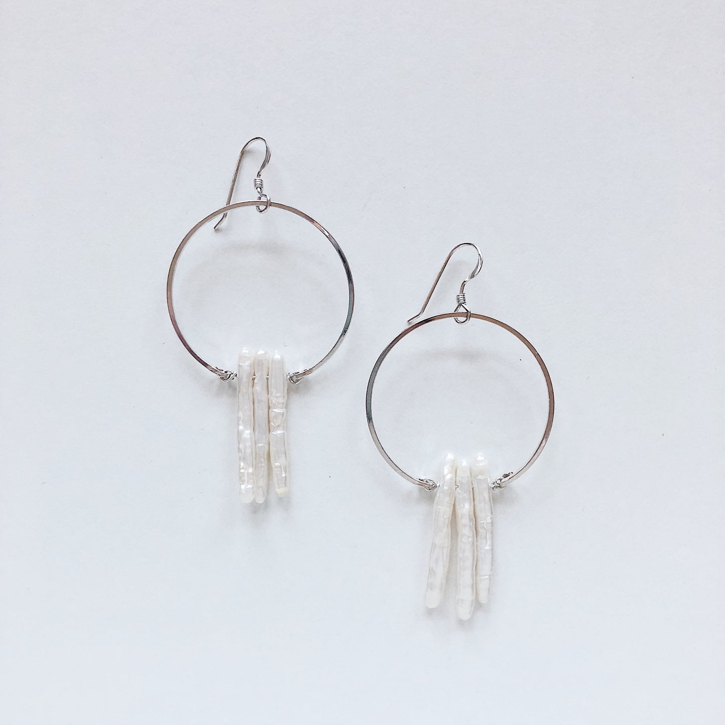 Fresh Water Stick Pearl Earrings