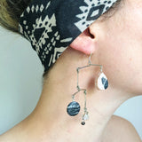 OOAK - Marble Mobile Earrings